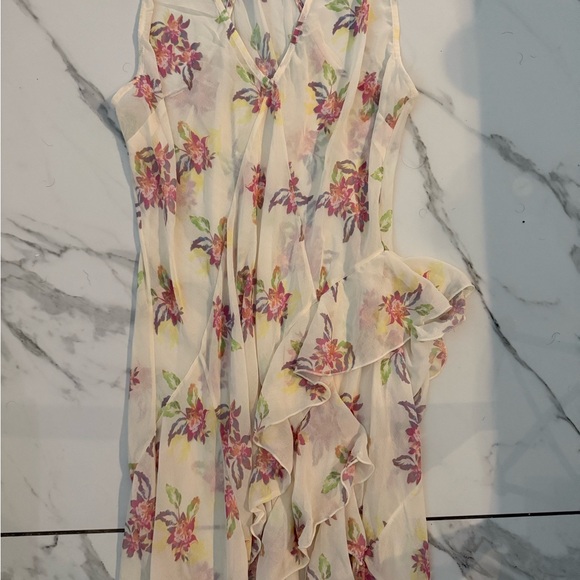 Free People Cream Sleeveless V-Neck Maxi Sundress - Picture 6 of 10